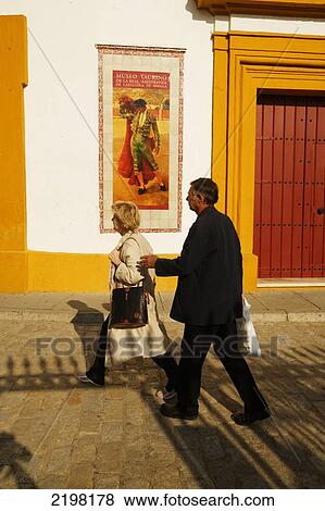 Stock Photo - Seville, Spain. Bullring Museum. Fotosearch
