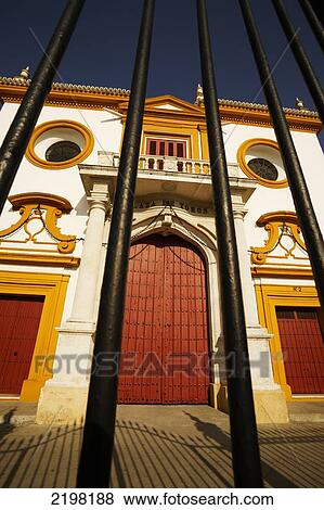 Stock Photo - Seville, Spain. Bullring Museum. Fotosearch