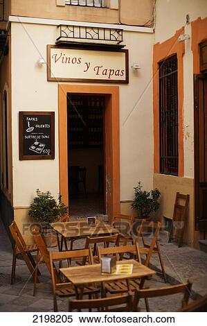 Stock Photography - Seville, Spain. Tapas Bar. Fotosearch