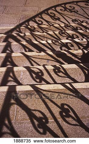 Stock Photography - Shadow On Venetian Bridge And Steps, Close Up. Fotosearch