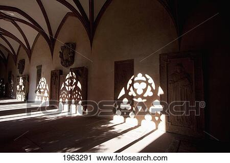 Shadows In The Corridor Along The Cloister In The Mainzer Dom (Mainz Cathedral Or St. Martin's Cathedral), Mainz, Germany View Large Photo Image Stock Image - Shadows In The Corridor Along The Cloister In The Mainzer Dom (Mainz Cathedral Or St. Martin's Cathedral), Mainz, Germany. Fotosearch