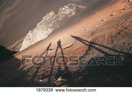 Stock Photo - Shadows On 1995 Crater, Fogo. Fotosearch