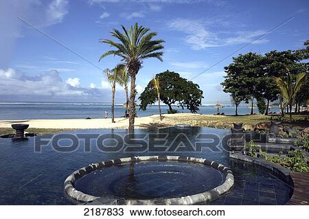 Stock Image - Shanti Ananda Maurice Hotel and Spa; Mauritius. Fotosearch