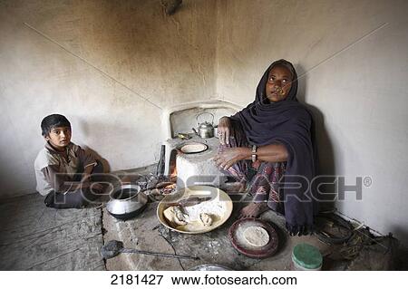 Stock Photo - Shapura Bagh Village Rajasthan India. Fotosearch
