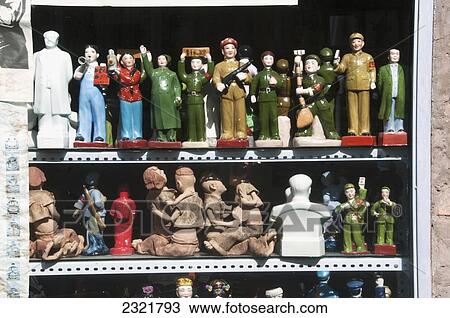 Shelves full of painted military figures; Beijing, China View Large Photo Image Stock Image - Shelves full of painted military figures; Beijing, China. Fotosearch