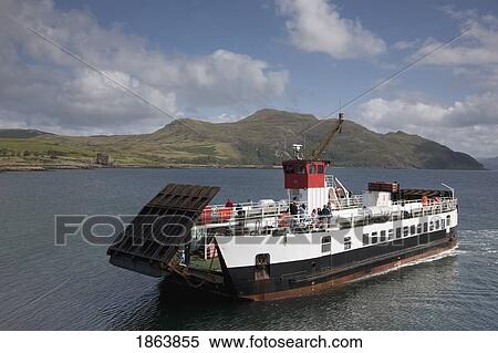 Stock Photography - Ship In Water, Kilchoan, Highland, Scotland. Fotosearch