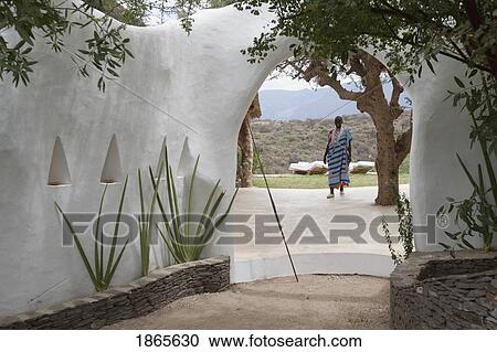 Stock Image - Shompole Lodge, Great Rift Valley, Kenya, Africa. Fotosearch