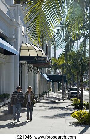 Shoppers On Rodeo Drive View Large Photo Image Stock Photograph - Shoppers On Rodeo Drive. Fotosearch