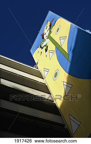 Shopping Mall Mural View Large Photo Image Stock Photograph - Shopping Mall Mural. Fotosearch