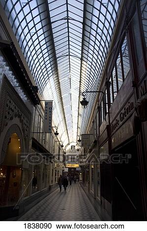 Stock Image - Shopping Mall; Paris, France. Fotosearch