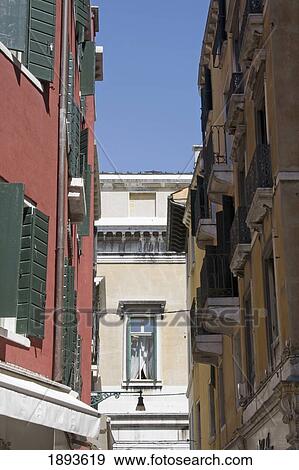 Stock Photo - Shopping Street In San Marco District. Fotosearch