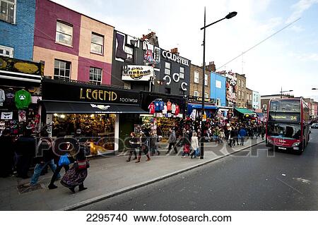Shops In Camden High Street As Part Of The Famous Camden Market, North London, London, Uk View Large Photo Image Stock Image - Shops In Camden High Street As Part Of The Famous Camden Market, North London, London, Uk. Fotosearch