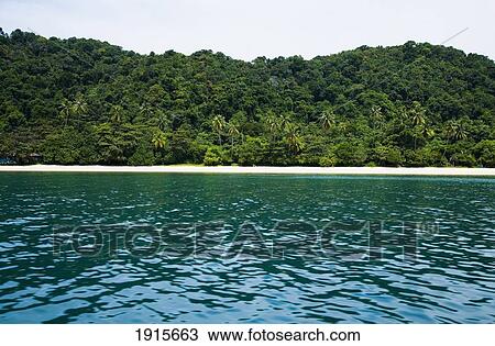 Shore Line From Sea View Large Photo Image Stock Image - Shore Line From Sea. Fotosearch