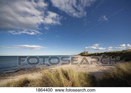 Shores Of Bamborough, Northumberland, England View Large Photo Image Stock Image - Shores Of Bamborough, Northumberland, England. Fotosearch