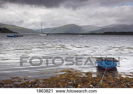 Stock Image - Shores Of Port Appin, Argyll, Scotland. Fotosearch