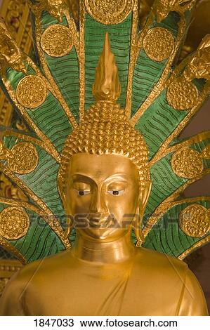 Stock Image - Shrine Of Bodhisattua Kuan In Wat Suan Phlu Temple; Bangkok, Thailand. Fotosearch