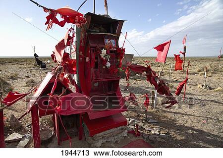 Shrine to Gauchito Gil, Trelew, Chubut, Argentina View Large Photo Image Stock Image - Shrine to Gauchito Gil, Trelew, Chubut, Argentina. Fotosearch