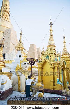 Shwe Dagon Pagoda; Yangon, Myanmar View Large Photo Image Stock Image - Shwe Dagon Pagoda; Yangon, Myanmar. Fotosearch
