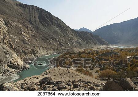 Picture - Shyok Valley, Northern Areas, Pakistan. Fotosearch