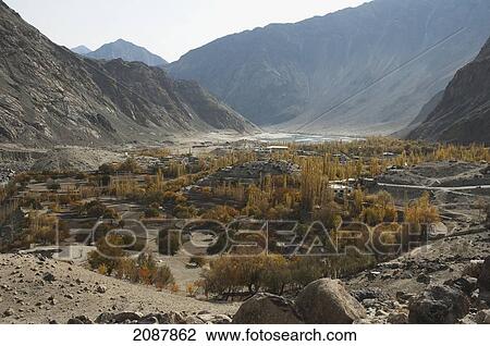 Stock Image - Shyok Valley, Northern Areas, Pakistan. Fotosearch