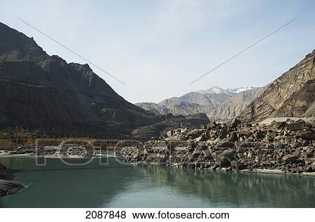 Stock Photo - Shyok Valley, Northern Areas, Pakistan. Fotosearch