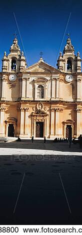 Stock Image - Sicula-Norman Cathedral Facade 11Th Century. Fotosearch