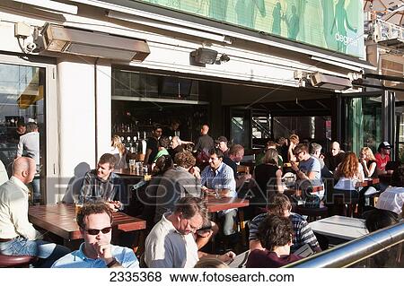 Sidewalk Cafe; New Zealand View Large Photo Image Stock Photo - Sidewalk Cafe; New Zealand. Fotosearch