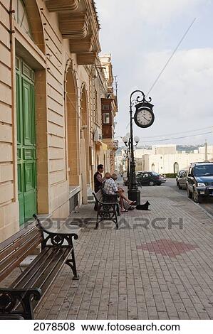 Sidewalk, Xewkija, Gozo Island, Malta View Large Photo Image Stock Photo - Sidewalk, Xewkija, Gozo Island, Malta. Fotosearch