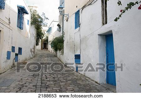 Sidi Bou Said, Tunisia View Large Photo Image Stock Image - Sidi Bou Said, Tunisia. Fotosearch