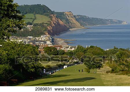 Stock Image - Sidmouth, Devon, Uk. Fotosearch