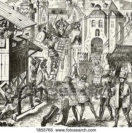 Siege Operations In The 15Th Century. From The National And Domestic History Of England By William Aubrey Published London Circa 1890 View Large Photo Image Stock Photography - Siege Operations In The 15Th Century. From The National And Domestic History Of England By William Aubrey Published London Circa 1890. Fotosearch