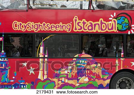 Sightseeing Bus; Istanbul Turkey View Large Photo Image Stock Image - Sightseeing Bus; Istanbul Turkey. Fotosearch