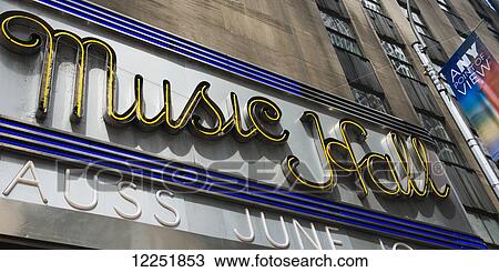 Sign for Radio City Music Hall; New York City, New York, United States of America View Large Photo Image Stock Image - Sign for Radio City Music Hall; New York City, New York, United States of America. Fotosearch