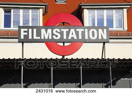 Sign saying filmstation outside a building; Gilching, Bavaria, Germany View Large Photo Image Stock Photograph - Sign saying filmstation outside a building; Gilching, Bavaria, Germany. Fotosearch