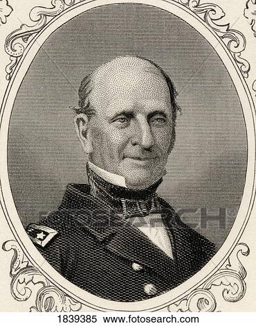 Stock Photography - Silas Horton Stringham, 1798-1876. Union Naval Commander During The American Civil War And Rear Admiral In The United States Navy. Fotosearch