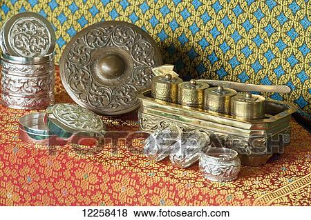 Silverwear souvenirs from Brunei; Bandar Seri Begawan, Brunei View Large Photo Image Stock Photo - Silverwear souvenirs from Brunei; Bandar Seri Begawan, Brunei. Fotosearch