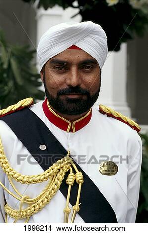 Singapore Famous Doorman Raffles Hotel B1769 Picture 1998214