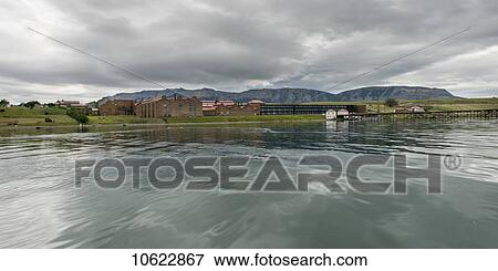 Singular Hotel; Patagonia, Chile View Large Photo Image Stock Photo - Singular Hotel; Patagonia, Chile. Fotosearch