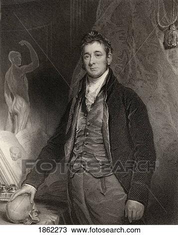 Stock Image - Sir Anthony Carlisle 1768 To 1768 English Surgeon And Discoverer Of Electrolysis Engraved By H Robinson After Sir M A Shee From The Book The National Portrait Gallery Volume 1 Published C1820. Fotosearch