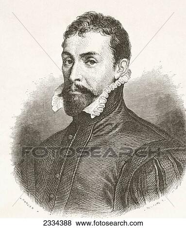 Stock Photo - Sir Antonis Mor, Aka Anthonis Mor Or Antonio Moro, C. 1517 - 1577. Netherlandish Portrait Artist. From Histoire Des Peintres De Toutes Les ÃƒÆ’Ã¢â‚¬Â°Coles, ÃƒÆ’Ã¢â‚¬Â°Cole Hollandaise, Published 1863.. Fotosearch