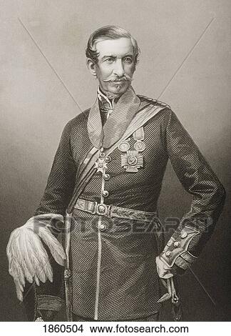 Sir Archdale Wilson, 1803-1874. British General. Engraved By D. J. Pound From A Photograph By Mayall. From The Book The Drawing-Room Portrait Gallery Of Eminent Personages Published In London 1859. View Large Photo Image Picture - Sir Archdale Wilson, 1803-1874. British General. Engraved By D. J. Pound From A Photograph By Mayall. From The Book The Drawing-Room Portrait Gallery Of Eminent Personages Published In London 1859.. Fotosearch