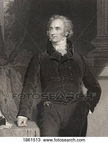 Stock Image - Sir Astley Paston Cooper 1St Baronet 1768 To 1841 English Surgeon And Anatomist Engraved By J Cochran After Sir T Lawrence From The Book National Portrait Gallery Volume Iii Published C 1835. Fotosearch