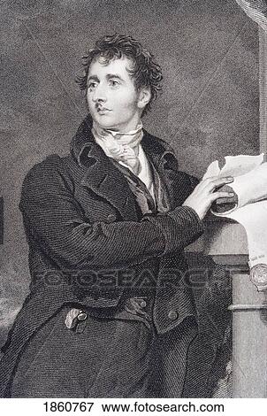 Stock Photo - Sir Francis Burdett 1770 To 1844 English Reformist Politician Engraved By J. Morrison After Sir Thomas Lawrence. Fotosearch