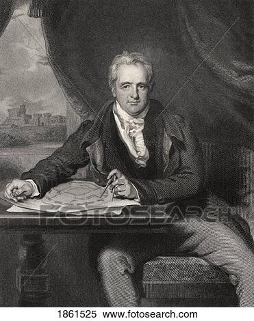 Stock Photography - Sir Jeffry Wyatville Or Wyattville 1766 To 1840 English Architect And Garden Designer Engraved By H Robinson After Sir Thomas Lawrence From The Book National Portrait Gallery Volume V Published C 1835. Fotosearch