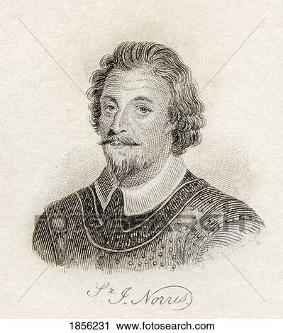 Stock Image - Sir John Norris C. 1670 - 1749. British Admiral. From The Book Crabb's Historical Dictionary Published 1825.. Fotosearch