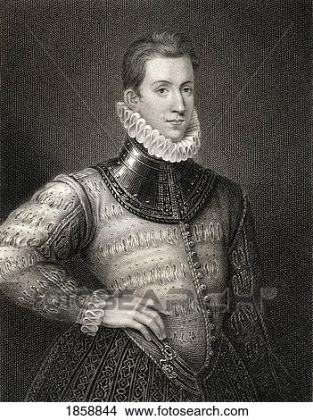 Picture - Sir Philip Sidney 1554-1586. English Poet, Courtier And Soldier. From The Book ÃƒÂ¢Ã¢â€šÂ¬Ã…â€œLodgeÃƒÂ¢Ã¢â€šÂ¬Ã¢â€žÂ¢S British PortraitsÃƒÂ¢Ã¢â€šÂ¬Ã‚Â Published London 1823.. Fotosearch
