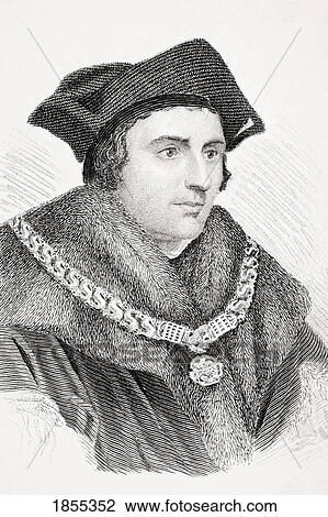Sir Thomas More Aka Saint Thomas More 1477-1535 English Humanist Statesman And Chancellor Of England From Old England's Worthies By Lord Brougham And Others Published London Circa 1880's View Large Photo Image Stock Image - Sir Thomas More Aka Saint Thomas More 1477-1535 English Humanist Statesman And Chancellor Of England From Old England's Worthies By Lord Brougham And Others Published London Circa 1880's. Fotosearch