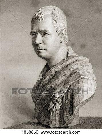 Stock Image - Sir Walter Scott 1771-1832. Scottish Novelist, Poet, Historian And Biographer. From The Book ÃƒÂ¢Ã¢â€šÂ¬Ã…â€œGallery Of PortraitsÃƒÂ¢Ã¢â€šÂ¬Ã‚Â Published London 1833.. Fotosearch