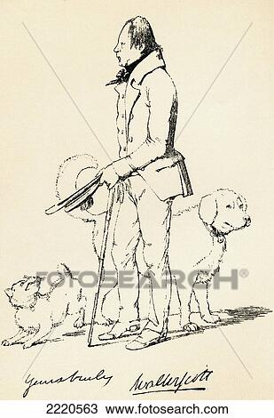 Stock Image - Sir Walter Scott, 1St Baronet, 1771. Fotosearch
