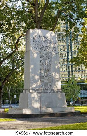 Sir Wilfred Laurier Monument In Dorchester Square; Montreal Quebec Canada View Large Photo Image Stock Photo - Sir Wilfred Laurier Monument In Dorchester Square; Montreal Quebec Canada. Fotosearch
